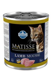 Влажный корм для кошек MATISSE MOUSSE, мусс с ягненком, 6шт, 300г Farmina