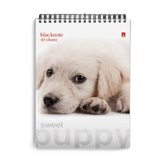 Блокнот Альт, А7 (68 х 104мм), ЧУДО ЩЕНОЧКИ 40 л., 3-40-065, обложка в ассортименте