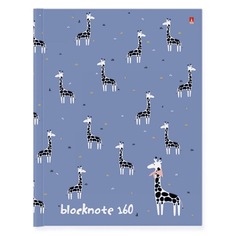 Блокнот Альт, А6 (110 х 145 мм), ЗВЕРУШКИ. ПАТТЕРН, 160 л., 3-160-002/22