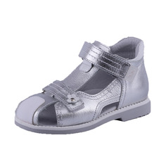 Сандалии ELEGAMI цв.серебристый; белый ,р.28