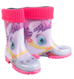 Сапоги резиновые Demar цв.розовый ,р.25