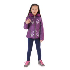 Куртка Милашка Сьюзи, цвет: фиолетовый р.128