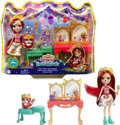 Кукла Enchantimals Royals Фабрина Фокс и Викторианский туалетный столик GYJ05