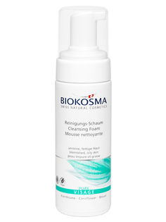 Очищающая пенка для лица Biokosma "ПУР ВИЗАЖ", 150 мл