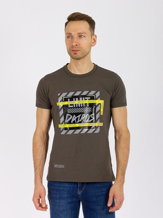 Футболка мужская DAIROS GD69301125 хаки 3XL