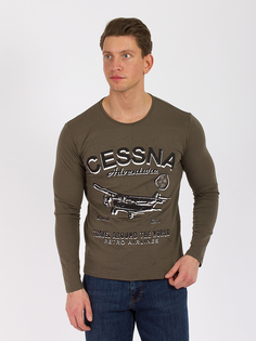 Лонгслив мужской DAIROS GD69301104 зеленый L