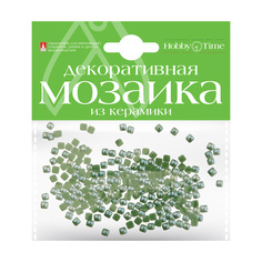 Мозаика декоративная из керамики 4Х4 ММ,200 ШТ., зеленый Hobby Time