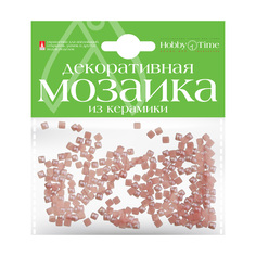 Мозаика декоративная из керамики 4Х4 ММ,200 ШТ., розовый Hobby Time