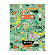 Тетрадь Альт® А5 "VEGAN" 160л., клетка Арт. 7-160-081/101