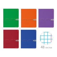 Тетрадь Альт А5 "UTILITY" 48 л. клетка Арт. 7-48-231/1