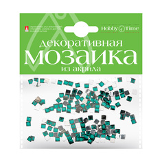 Мозаика декоративная из акрила 4Х4 ММ,200 ШТ., БИРЮЗОВЫЙ Hobby Time