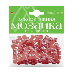 Мозаика декоративная из керамики 8Х8 ММ,100 ШТ., красный Hobby Time