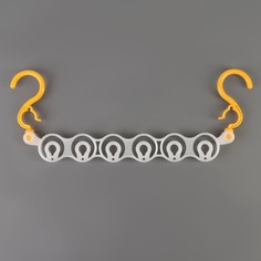 Вешалка для плечиков, желтый, 35,2 x 15,9 x 2,6 см Вселенная Порядка