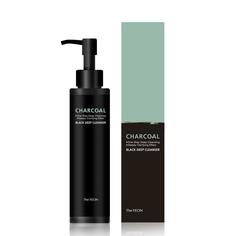 Масло очищающее с древесным углём TheYEON Charcoal black deep cleanser 150 мл