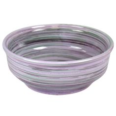 Миска 0,8л "Русская" средняя, лаванда Борисовская керамика