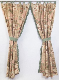 Шторы с подхватами Бабочки ДомРан 420792/140*210cm (Комплект)