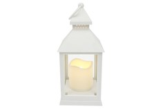 Подсвечник светодиодный со свечой (белый) ДомРан 882-113