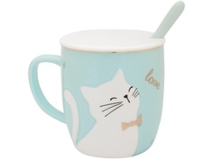 Кружка Эврика Стильные котики №2 410ml 30219
