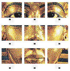 Quercetti Quercetti Пиксельная мозаика серии Арт Тутанхамон из 10800 элементов, арт. 0802