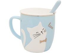 Кружка Эврика Стильные котики №1 410ml 30218