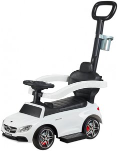 Каталка детская Sweet Baby Mercedes-Benz AMG C63 с ручкой White