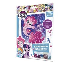 Аппликация из пайеток My little pony™, Приключения, 25*17,5 см 03190 ORIGAMI