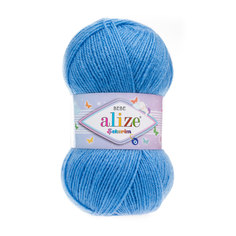 Пряжа ALIZE SEKERIM BEBE 100гр. 320м (100% акрил) (289 темно-голубой)