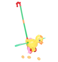 Каталка Игруша Утка, 38 см, желтый