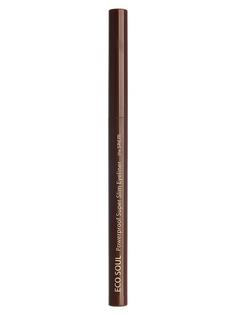 Подводка для глаз тонкая The Saem eye eco soul powerproof super slim eyeliner br03 c 0,1 г