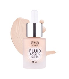 Тональный крем-флюид для лица Eva Mosaic Fluid Touch SPF 10 2 Светло-бежевый