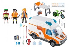 Конструктор Playmobil Скорая помощь со светом и звуком, арт.70049, 62 дет.