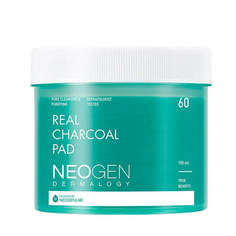 Отшелушивающие очищающие пэды с древесным углем Neogen Real Charcoal Pad