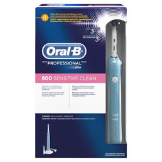 Электрическая зубная щетка Braun Oral-B Professional 800 Sensitive Clean D16 Lite Blue