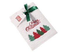 Подарочное полотенце TAC, махровое, NEW YEAR, 50*90, CHRISTMAS белое