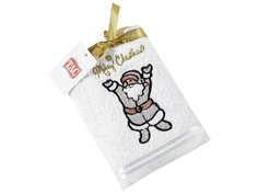 Подарочное полотенце TAC, махровое, NEW YEAR, 50*90, SANTA белое