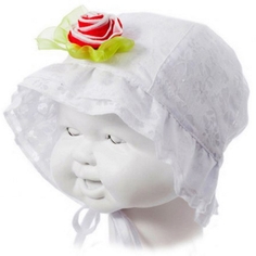 Панама детская Чудо-кроха цв.белый, красный ,р.46