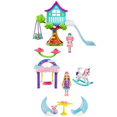 Игровой набор Barbie Семья Челси с питомцем и аксессуарами, в ассорт.