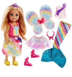Кукла Barbie Дримтопия Фея-русалочка, в ассорт.