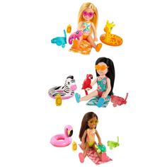 Игровой набор Barbie Семья Челси в купальнике с аксессуарами в ассортименте GRT80