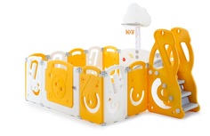 Манеж Unix line SUPREME Music 160x160 Yellow