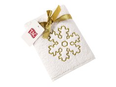 Подарочное полотенце TAC, махровое, NEW YEAR, 50*90, SNOWFLAKE белое