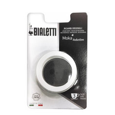 3 уплотнителя + фильтр для кофеварки Bialetti MOKA 3