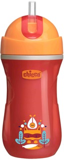 Чашка-поильник Chicco Sport Cup (трубочка), 1 шт., 14м+, 266 мл