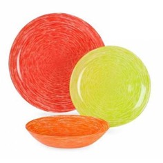 Столовый сервиз Luminarc Brush Mania Mix & Matc на 6 персон 18 предметов