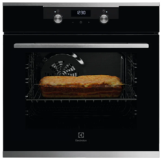 Встраиваемый электрический духовой шкаф Electrolux OKH5E40X Black/Silver