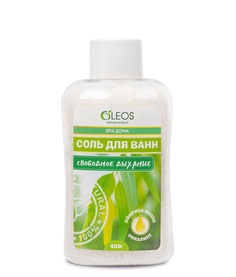 Олеос соль д/ванн морская OLEOS свободное дыхание 400 г