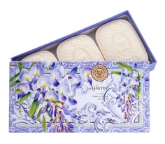 Набор натурального парфюмированного мыла Gourmandise Savon Parfume Glicine Set