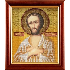 Набор для вышивания бисером Радуга бисера "Св. Алексий" В321, 12х14,5 см Кроше