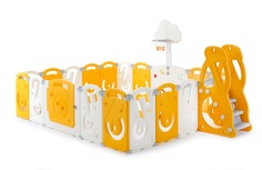 Манеж Unix line SUPREME Music 200x240 Yellow