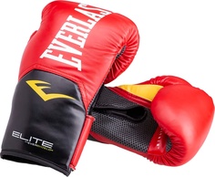 Боксерские перчатки Everlast Elite ProStyle черные, 12 унций